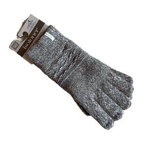 Women's Gray Grey Smart Dri Touchscreen Knit Winter Gloves One Size New NWT